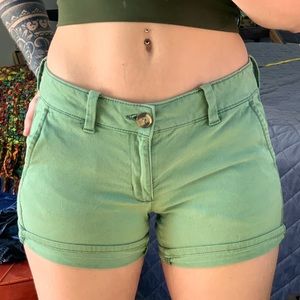 American Eagle Green Shorts